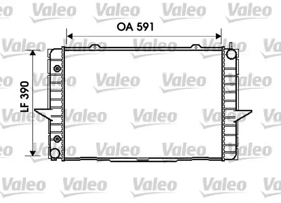 Valeo 734856 Radyatör Volvo S60 İ 384 T5 00 10 S70 874 2 0 97 00 Xc70 295 2 4 T