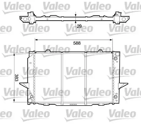 Valeo 732365 Radyatör Volvo 850 C70 S70 V70 2 0 T 98 00