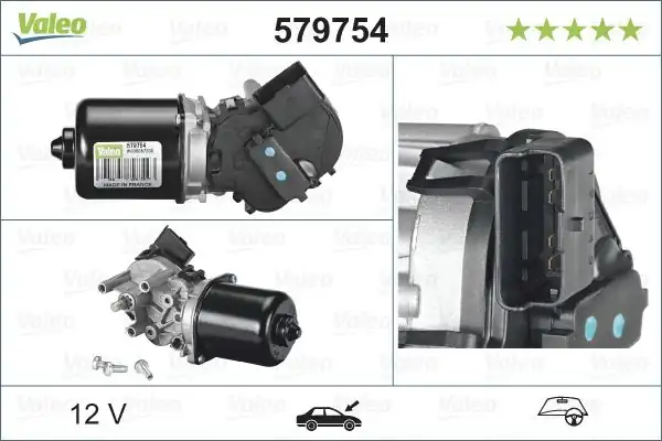 Valeo 579754 Silecek Motoru Ön Nissan Qashqai 07