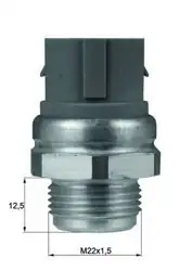 MAHLE TSW48D | Fan Müşürü (VW: Golf III-IV)