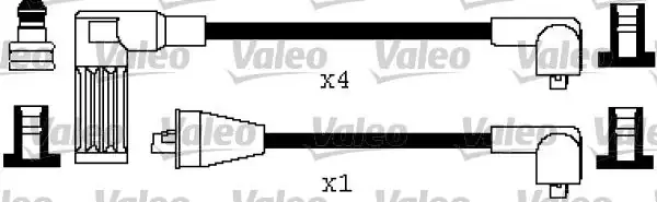 Valeo 346502 Ateşleme Kablo Tk Fiat Uno 8v 89 95 Ateşleme Bınek İthal