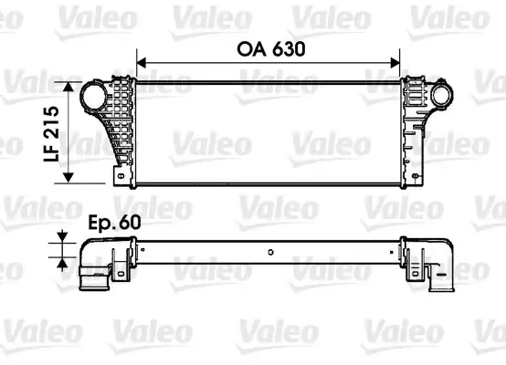Valeo 817941 Turbo Radyatörü İntercooler Iveco Daily 89 96 Motor Soğutma Bınek İthal