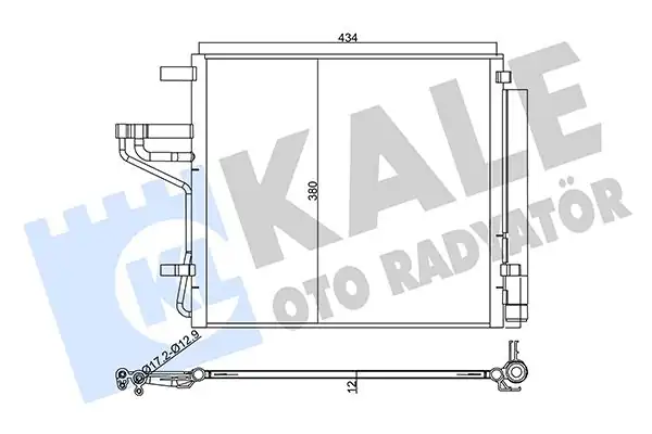 KALE 358020 | Klima Radyatörü Hyundai İ10 Kia Picanto 1 0 1 2 2019