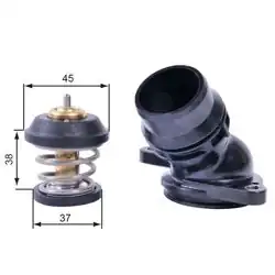 GATES TH42995K1 | Termostat Golf V VI Jetta Passat Tiguan A3 A4 A5 Leon Toledo Octavia 1.8 2.0