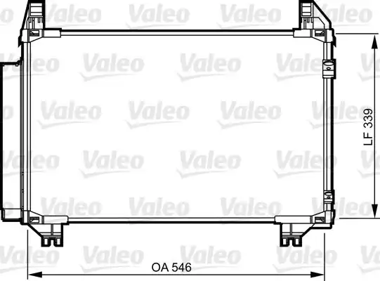 Valeo 814233 Klima Radyatörü Toyota Yaris 1 0 1 3 Vvt-I 2006 550 338 16 888313