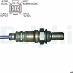 DELPHI ES20158-12B1 | Lambda Sensörü Hyundai Accent/Era/Getz 1.3-1.6 01-11