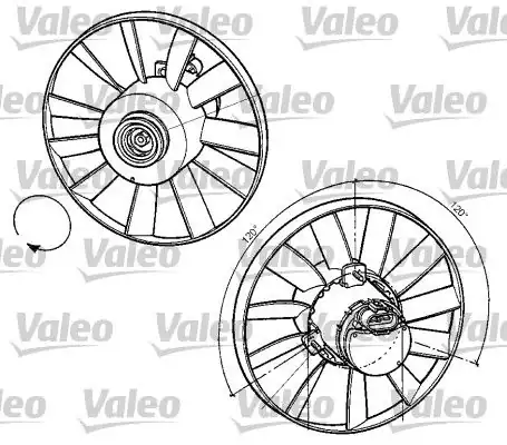 Valeo 696059 Fan Motoru VW Golf III Motor Soğutma Bınek İthal