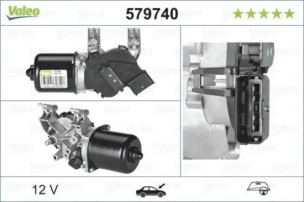 Valeo 579740 Silecek Motoru Ön Citroen C2 C3 2003 875716