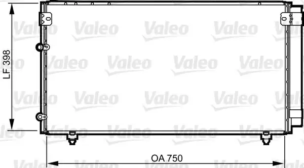 Valeo 814207 Kondenser Toyota Avensis Verso Klima Bınek İthal