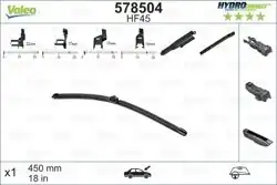VALEO 578504 | Silecek Süpürgesi Tek 45Cm Hydroconnect HF45 (X1)