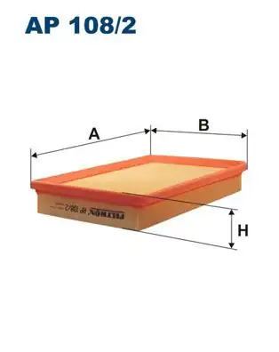 FILTRON AP108-2 | Hava Filtresi Elantra 00 06 Cerato 04 07 Benzinli