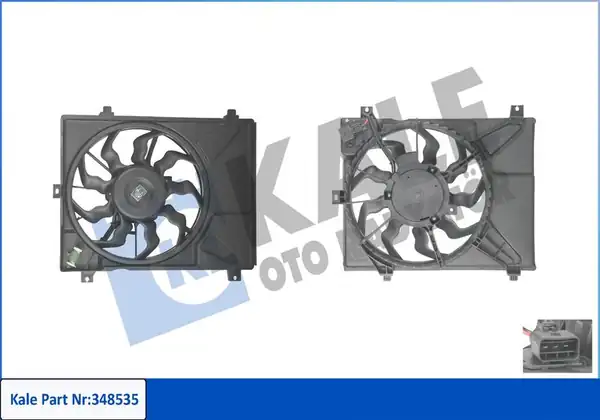 KALE 348535 | Fan Motoru Davlumbaz Hyundai İ10 1 1 CRDI 08 13