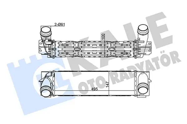 KALE 344830 | Turbo Radyatörü İntercooler Bmw X3 F25 X4 F26 10