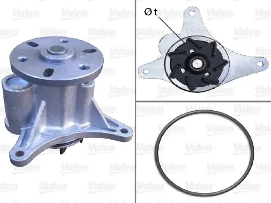 Valeo 506952 Su Pompası Citroen C5 2008 2 7 Hdi V6 P 407 607 Motor Soğutma Bınek İthal