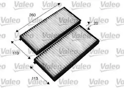 VALEO 715522 | Kabin Filtresi (2 Li Tk) Kia Carens II (Pa) Klima Bınek (Ithal)