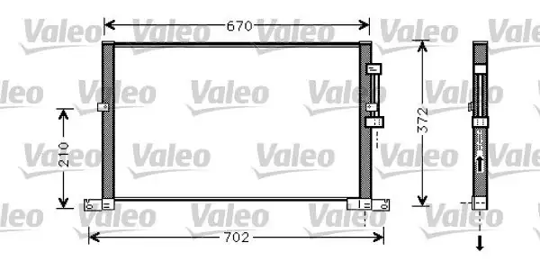 Valeo 818023 Kondenser Jaguar X Type Klima Bınek İthal