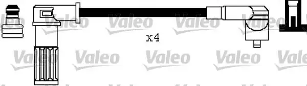 Valeo 346262 Ateşleme Kablo Tk Fiat Tempra 8v 93 96 Ateşleme Bınek İthal