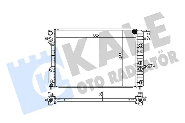 KALE 363900 | Radyatör Opel Omega B Otomatik X20xev X25xe