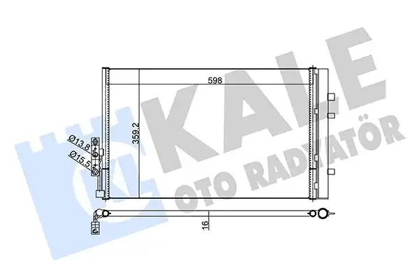 KALE 352610 | Klima Radyatörü Bmw X3 F25 X4 F26 10 18