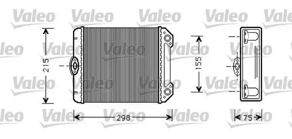 Valeo 812299 Kalorifer Radyatörü Ford Mercedes S Class 126 Klima Bınek İthal