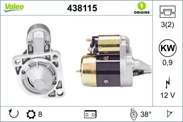 Valeo 438115 Marş Motoru Kmp Mo Mazda Mx5 1 6 Mx3 1 8 Marş Motoru Kmp Bınek İthal