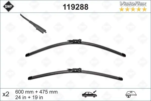 Valeo 119288 Silgi Süpürgesi Tk 60 47cm Renault Koleos 08