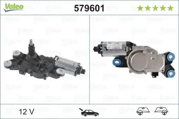 Valeo 579601 Silecek Motoru Arka Volvo V70 III 0710 838586