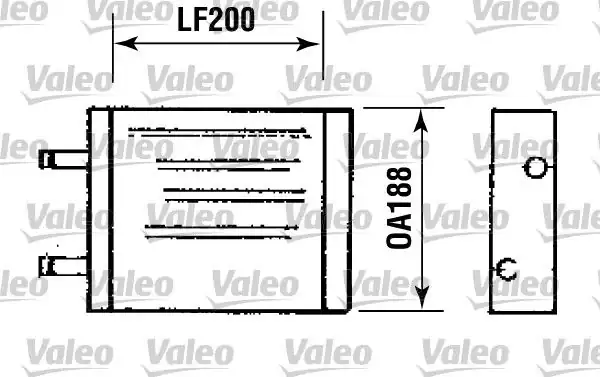 Valeo 812093 Kalorifer Radyatörü Ford P100 II Klima Bınek İthal