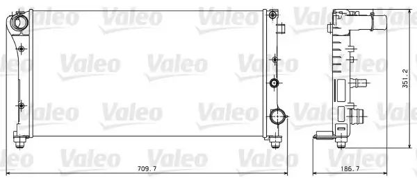 Valeo 734924 Radyatör Fiat Panda 1 1 1 2 04 1 3 Mjt Ac