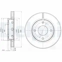 DELPHI BG3987 | Disk On 05-Colt 1.1-1.3-1.5 Ms.Smart | 1 Adet