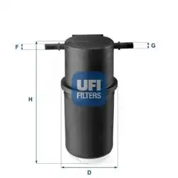 UFI 24.144.00 | Mazot Filtresi VW Crafter 30-35 CKUB/CKTB 2.0 TDI 11-16