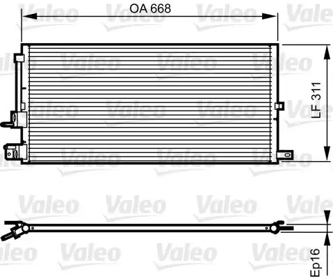 Valeo 814199 Kondenser C Jaguar X Type Klima Bınek İthal