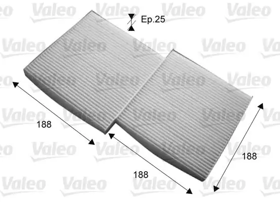 Valeo 715714 Kabin Filtresi Bmw X3 F25 X4 F26 Karbonlu 10