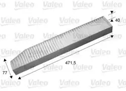 VALEO 715670 | Kabin Filtresi Jeep Cherokee II / II Klima Bınek (Ithal)