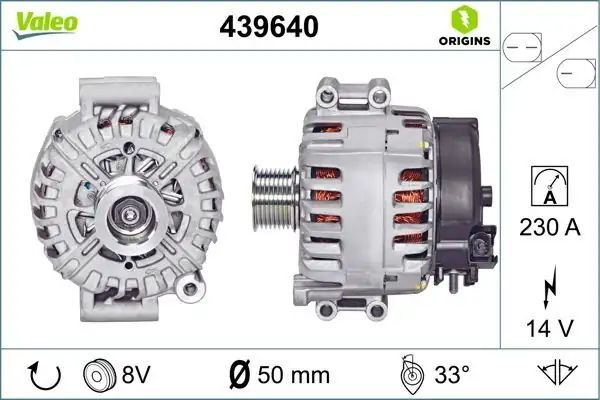 Valeo 439640 Alternatör Bmw F01 X6 E71