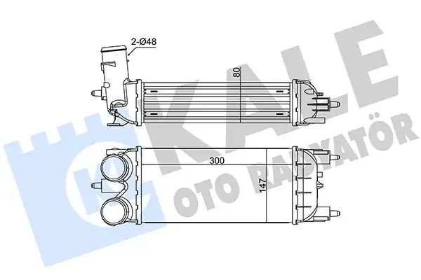 KALE 352290 | Turbo Radyatörü İntercooler Citroen C5 III Peugeot 508 508 Sw 1 6 Hdi 10 11