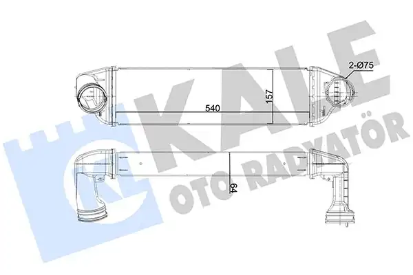 KALE 350770 | Turbo Radyatörü Bmw X3 E83 X1 E84 N47 M47 M57 03 11