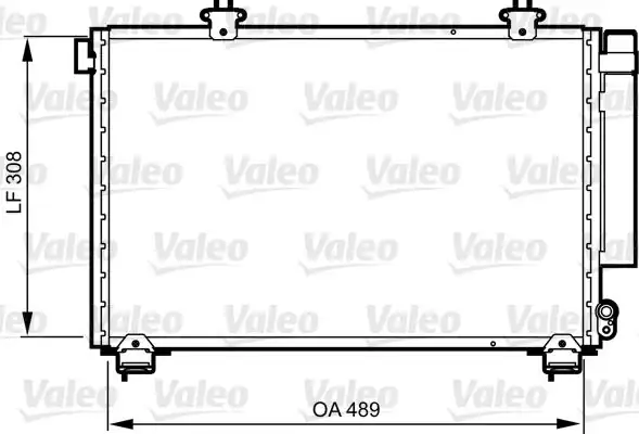 Valeo 814307 Kondenser Toyota Yaris 1999 2005 Klima Radyatörü