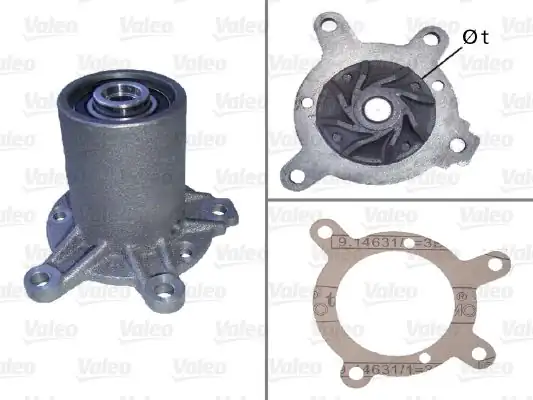 Valeo 506343 Su Pompası Mercedes 207 307 407 Motor Soğutma Bınek İthal