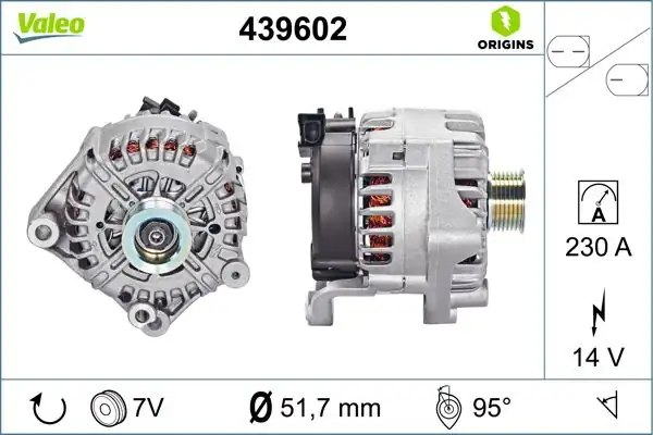 Valeo 439602 Alternatör Kmp Bmw X5 E70 06 10