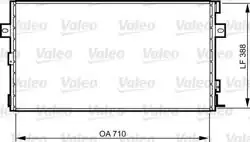 VALEO 814290 | Kondenser Chrysler Voyager Klima Bınek (Ithal)