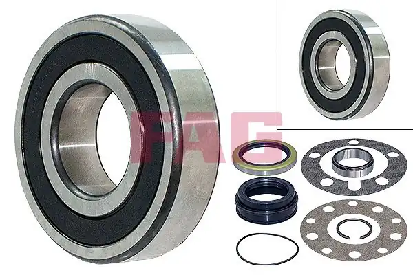 FAG 713618440 | Arka Tek Rulmanı Toyota Hilux 84 97 Runner Hiace Arka Aks Rulmanı Set Hilux 05 15