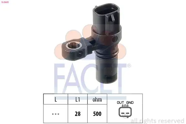 FACET 9-0441 | Şanzıman Hız Sensörü Opel Astra G H Corsa C Vectra B Zafira B