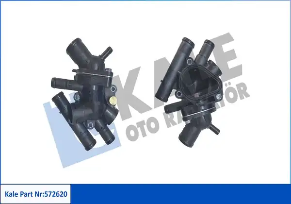 KALE 572620 | Termostat Komple Renault Clio Megane İ Espace Kangoo Master Laguna Scenic Trafic 96 Opel Arena D55 1 9 00
