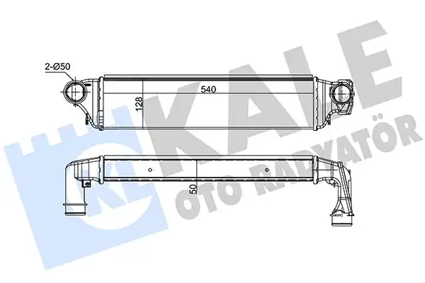 KALE 343400 | Turbo Radyatörü İntercooler Bmw E46 320d 330d M47 M57 98 03