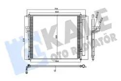 KALE 358230 | Klima Radyatörü Ford Ranger 2011-2020 Model Arası 2,2 TDCI