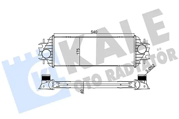 KALE 345045 | Turbo Radyatörü İntercooler Renault Trafic II Opel Vivaro 1 9 dCi Dtı 01 07