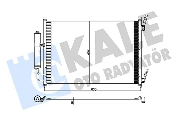 KALE 345275 | Klima Radyatörü Nissan X Traıl T31 2 0 dCi 07 13 4x4