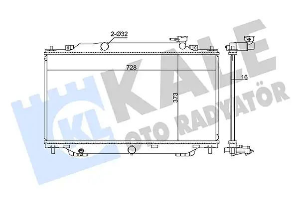 KALE 347915 | Su Radyatörü Mazda 3 Bm Bn 1 5 13 18 Manuel