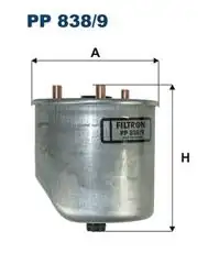 FILTRON PP838-9 | Mazot Filtresi Ford Fiesta VI Focus III Transit Courier B-Max C-Max II S-Max Galaxy 1.4-1.6 TDCI